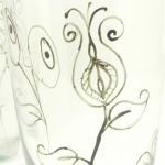 She Garden: 2 Vulvalicious Handpainted Glass Tumblers